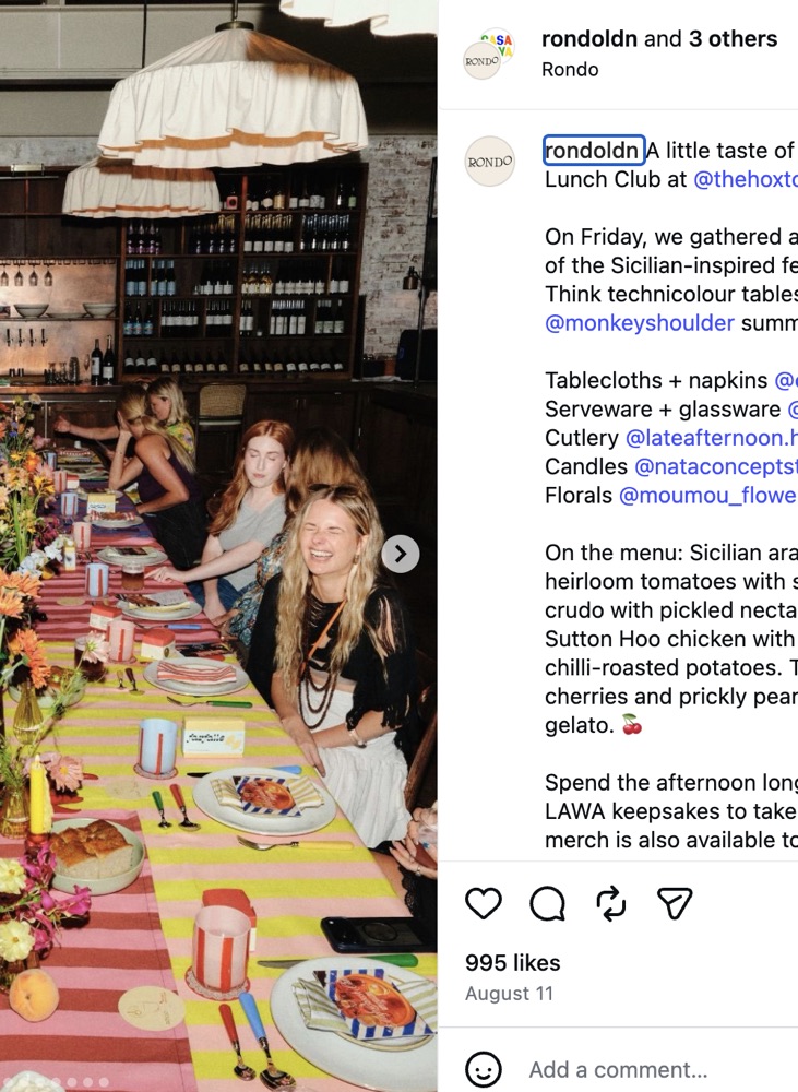 Casa Lawa at Rondo supper