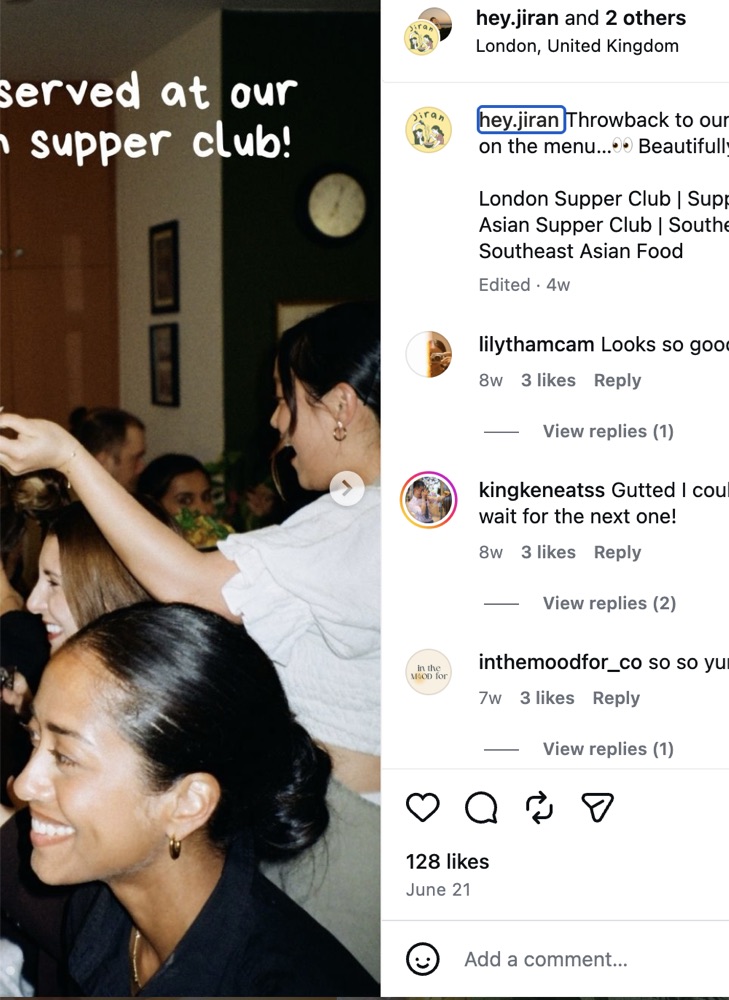 Jiran's Southeast Asian supper club in full swing